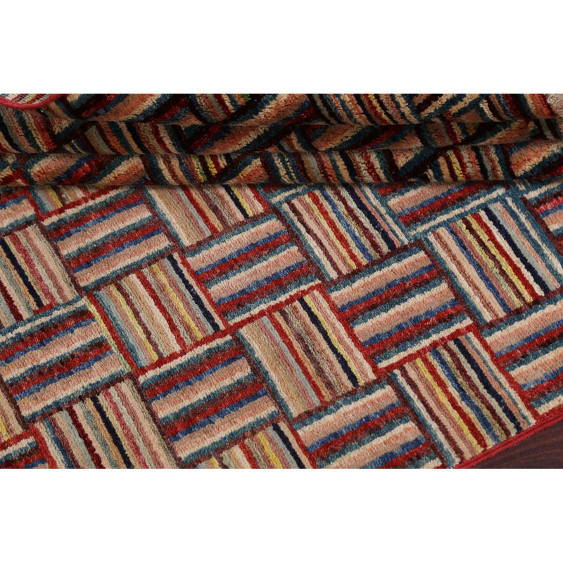 Tapis contemporain tribal 5 x 6
