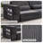 Modular Play Couch with Foldable Castle Design, Transformable Sofa Bed for Creative Play-1409066671