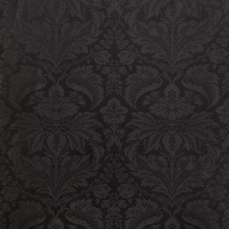 Pierre Cotton Blend Performance Fabric, Black