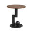 Ensemble de 2 tables basses gigognes, tables avec rangement pour le salon, ensemble de tables ovales et rondes, table centrale, table de cocktail, table d'appoint, grande taille de 47,24 po, petite de 19,69 po-673594833