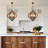 Allysha Rustic 6 Lights Orb Wood Chandelier-705824321