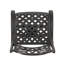 Tabouret pivotant en fonte d'aluminium