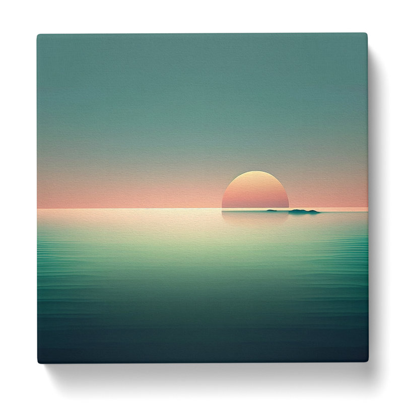 Seascape Minimalism - Wrapped Canvas