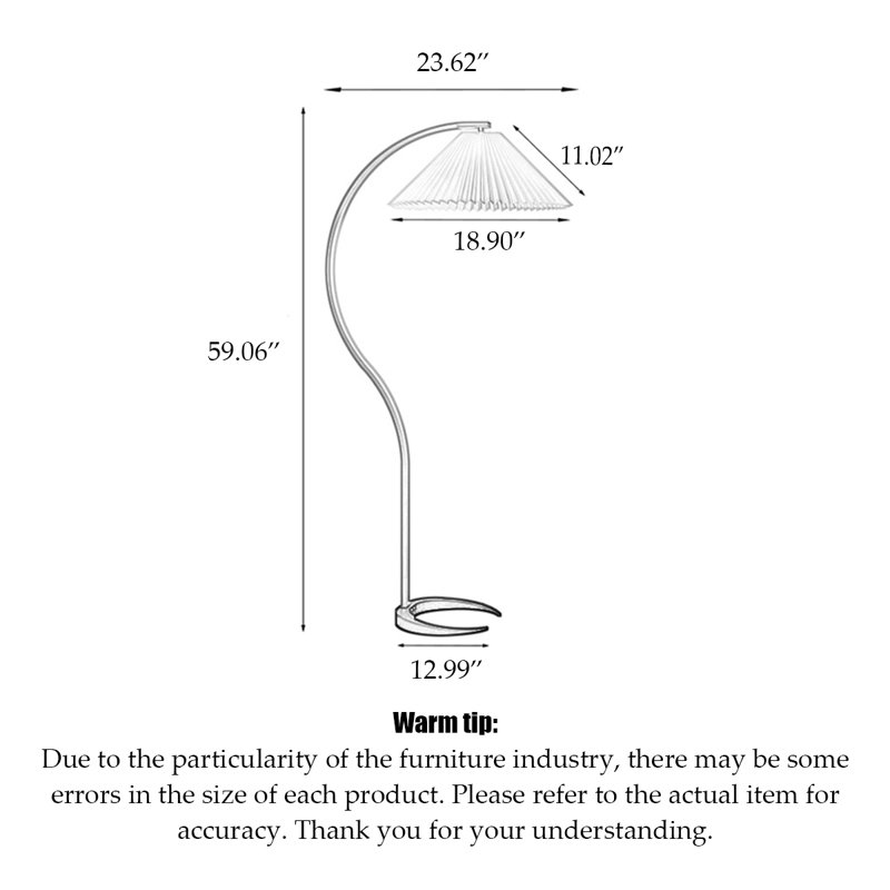 Jiabaoli Solid Wood, Wrought Iron and Fabric Floor Lamp