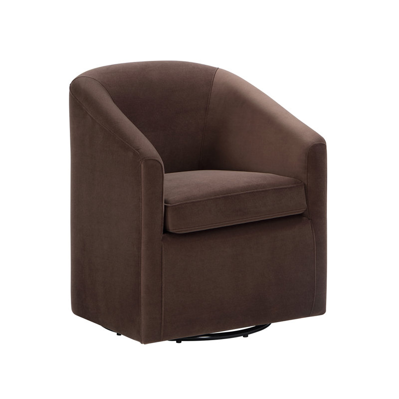 Wilhardt 26,09 po de large, Tissu brun foncé