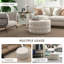 Repose-pieds rond 31,5 po Homcom