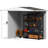 8 x 4ft Outdoor Storage Shed, Metal Garden Shed with 2-Tier Storage Rack, Air Vents and Lockable Door, Tool Shed for Backyard, Patio, Lawn-109178501