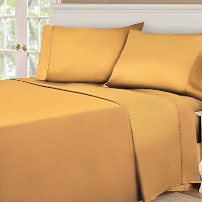 Edmont Egyptian Cotton 530 Thread Count Solid Deep Pocket Bed Sheet Set 