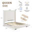 Grand lit tapissier de 62 po Hampton