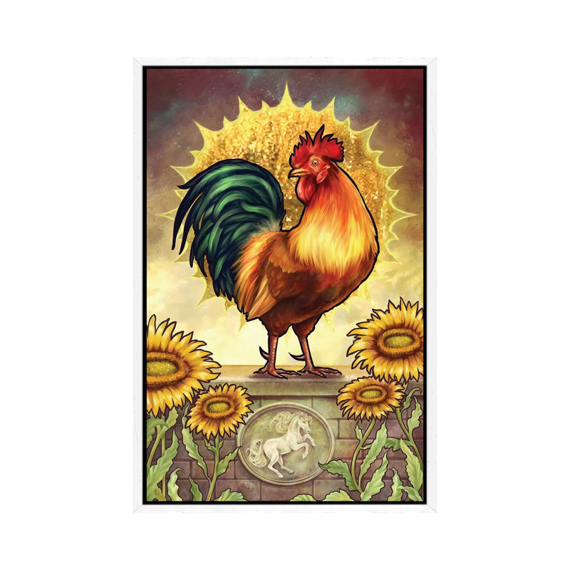 Tarot The Sun by Selina Fenech - Gallery-Wrapped Canvas Giclée on Canvas, White Floater Frame, 101.6 cm H x 66.04 cm W
