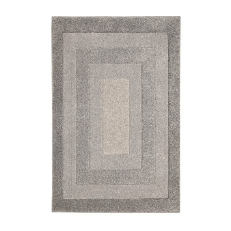 NEWPORT BORDER GREY , Rectangle 120 x 170cm