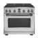 Café™ 36" Brushed Stainless Handle & Knob Set for Pro Range and Rangetop