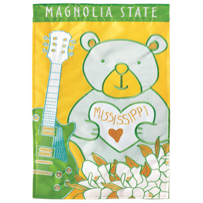 Magnolia 2-Sided Polyester 18 x 13 in. Garden Flag