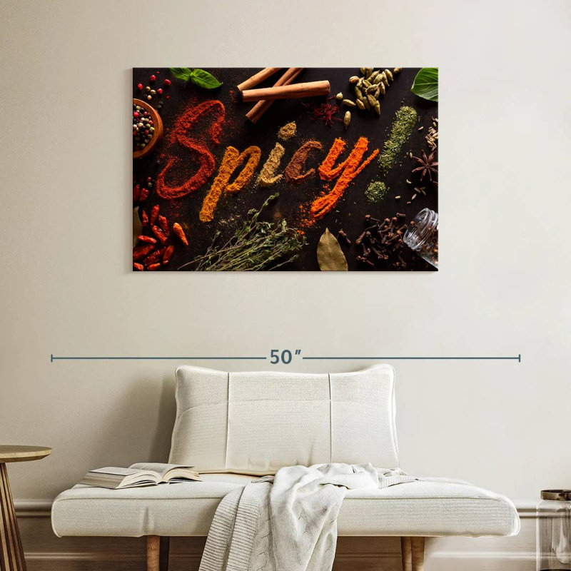 Yarlin Spicy Typography, 26" H x 39" W