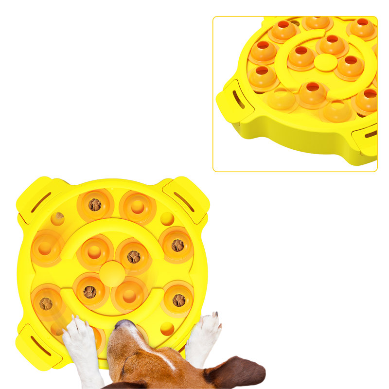 Mangeoire pour animaux domestiques, Jaune
