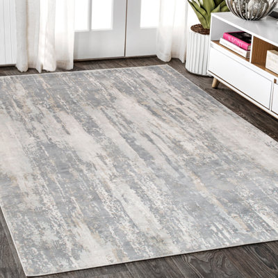 Beverly Viscose Abstract Indoor Rug