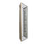 Miroir carré argenté 24 "x 24" avec détails floraux - plateau décoratif et miroir suspendu pour décoration intérieure traditionnelle