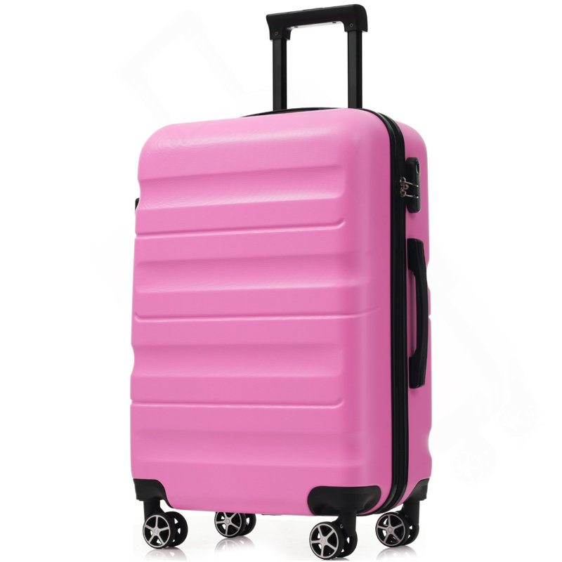 Ensemble de valises Hardshell en ABS - Valises légères et durables avec deux roues pivotantes, tailles de bagage à main et pour bagages