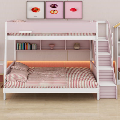 Lit superposé The Rayed Steps avec tablettes