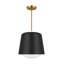 Draper Single Light Steel Dimmable Pendant-335557077