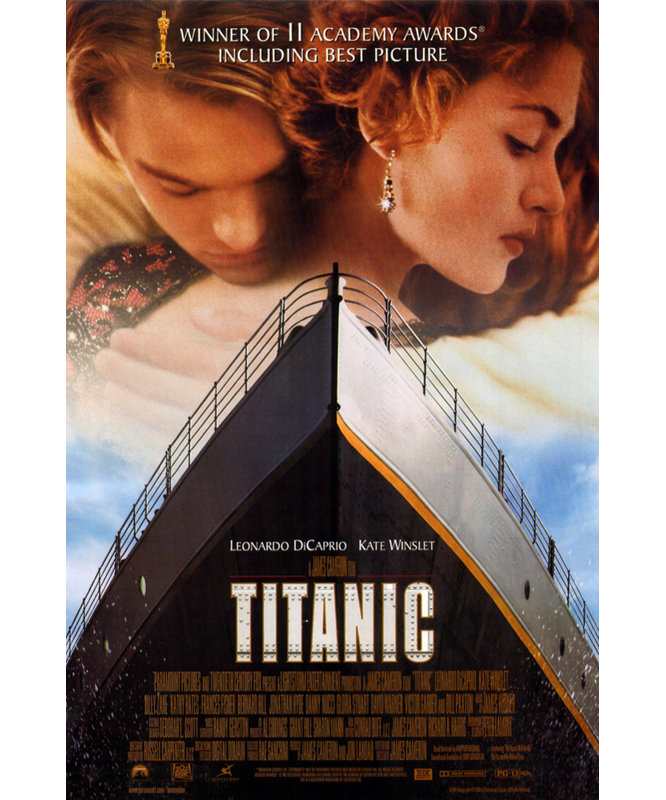 Titanic, 18" H x 12" W