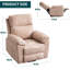 Fauteuil de massage inclinable électrique chauffant EROMMY-61121789