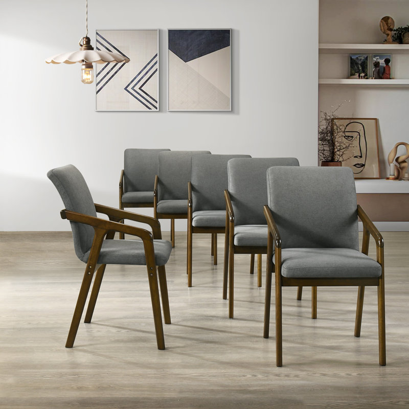 Nedyo 6 - Person Pedestal Dining Set
