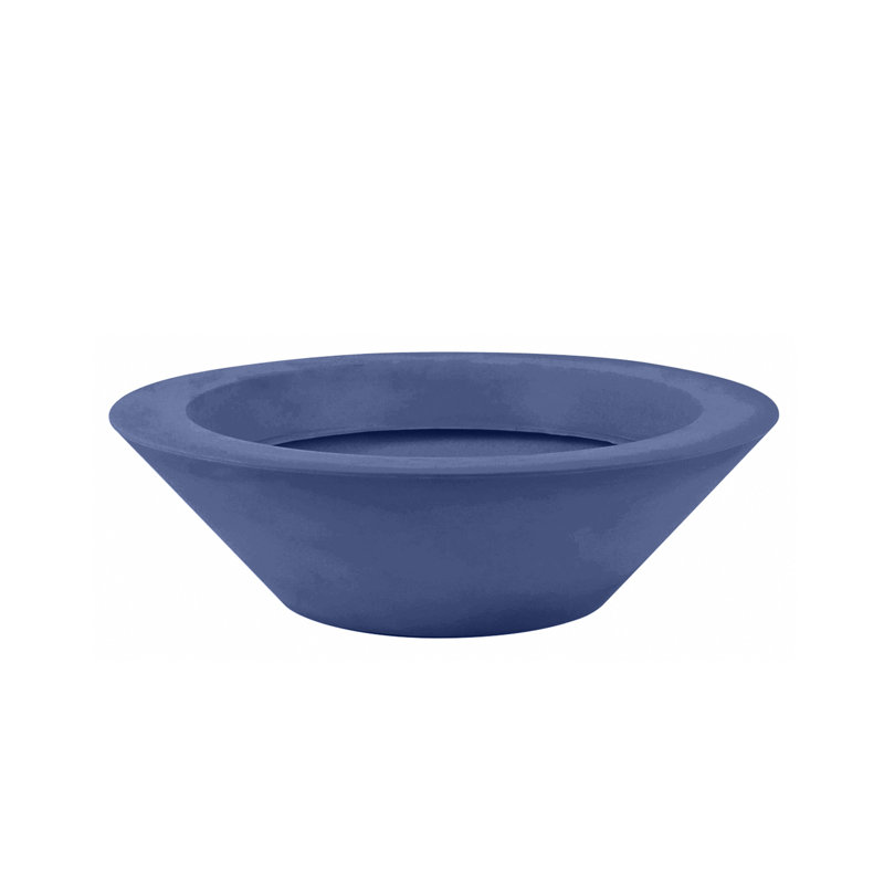Centro Pot Planter, 5.75" H x 19.75" W x 19.75" D, Black