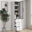 Armoire de rangement de 71 po de hauteur, armoire de rangement pour salle de bain, armoire de rangement multifonctionnelle élégante pour le rangement dans la cuisine, le bureau et le salon