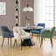 Scandinavian Soft Textured Armchair Upholstered with Thickened Cushion Dining Chair-1496453473-1496453485