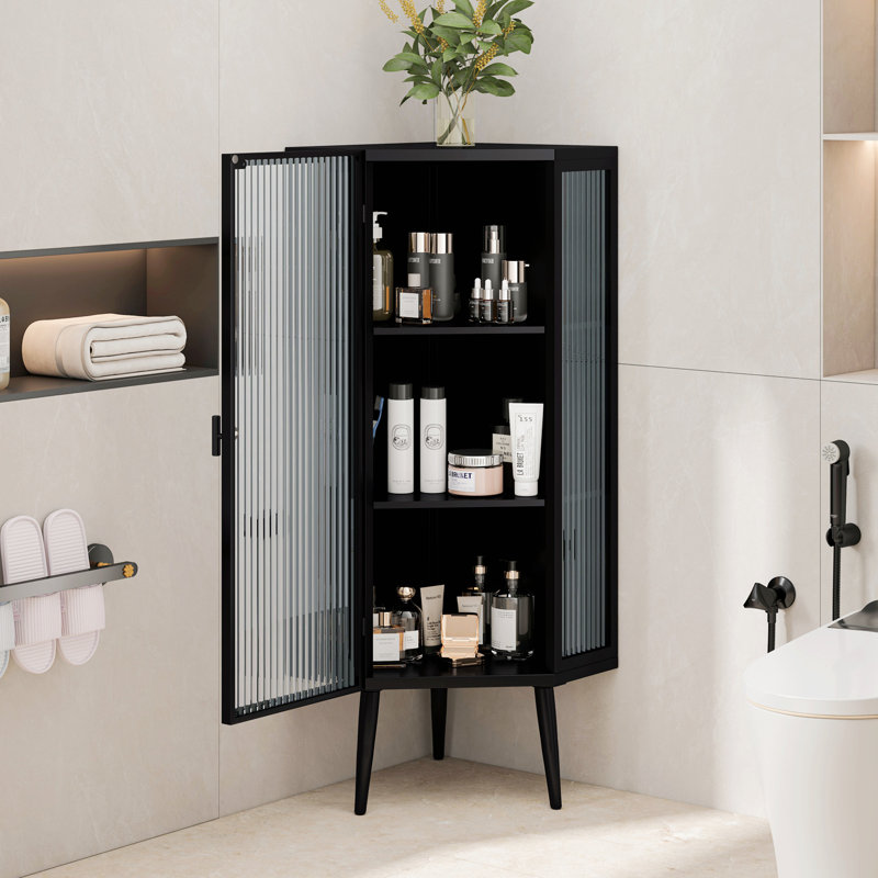 Armoire 22,25 po, Noir, noir, noir, noir