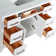 Surina 60'' Single Bathroom Vanity with Engineered Marble Top with Mirror