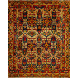 Indo Persian Collection One-of-a-Kind 9.2 X 11.2 Hand Knotted Area Rug