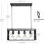 Luminaire suspendu pour îlot de cuisine à 4 lumières Deyona