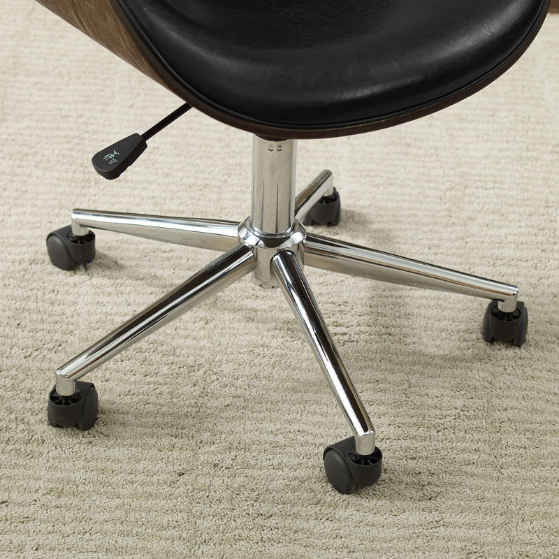 Chaise de bureau pivotante, Noir