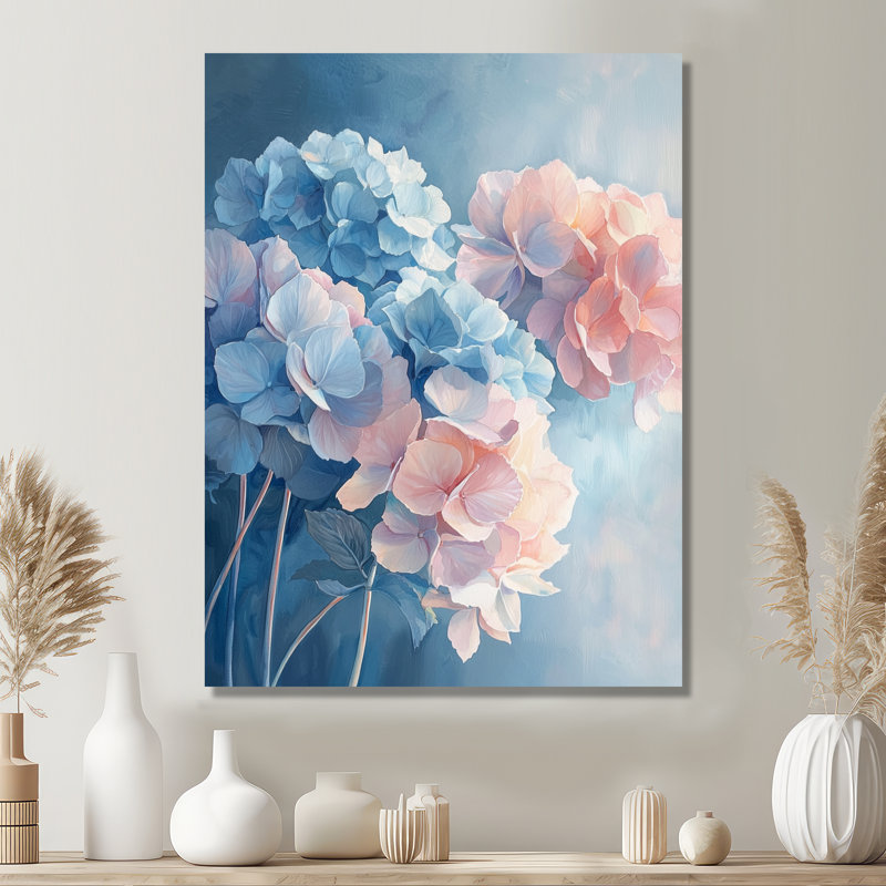 Arikan - Art mural floral, H 40 po x l 30 po, Toile tendue, Ne s’applique pas