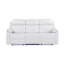 Canapé inclinable blanc avec lumières DEL Blanche-1317441717