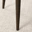 Ensemble de table de salle à manger extensible en placage de bois véritable (72" ​​à 104") avec 8 fauteuils en chenille-390780535