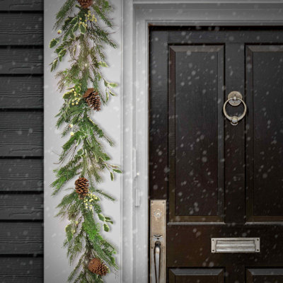 Lighted Faux Garland