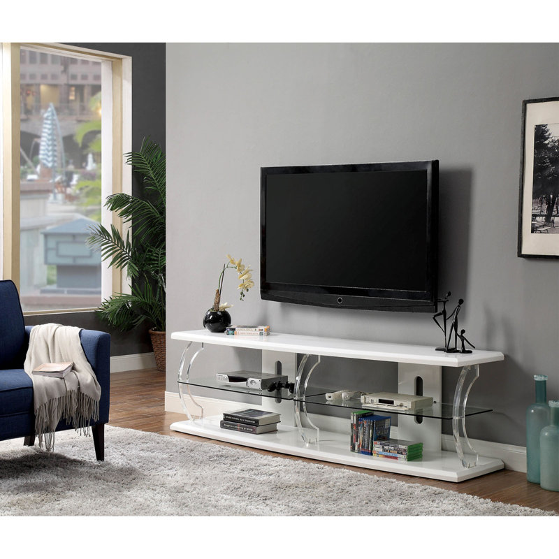 Mikhail 60'' Media Console, White
