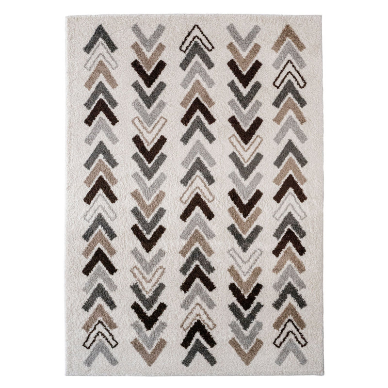 Performance Geometric Indoor Rug, Rectangle 5' x 8'