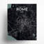 Rome, carte de la ville, impression dans la nature-67817453-67817445