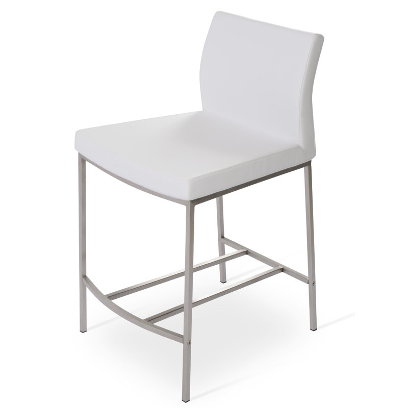Pasha 29'' Bar Stool, White