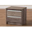 Table de chevet 2 tiroirs Caden Naomi