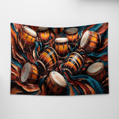 Tapisserie murale «Music Congas»