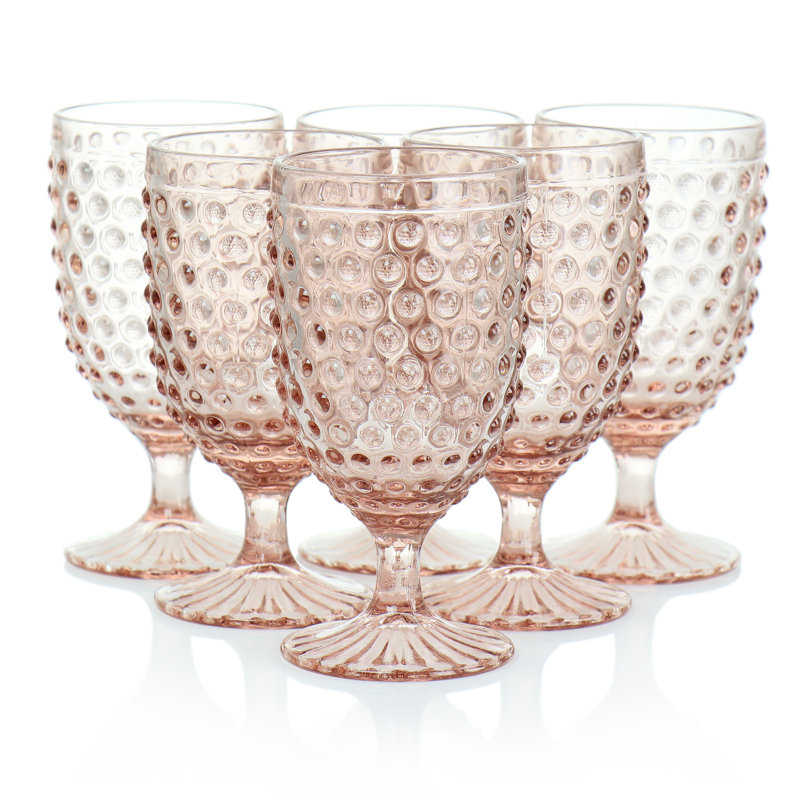 14 oz Ensemble de verrerie, Rose