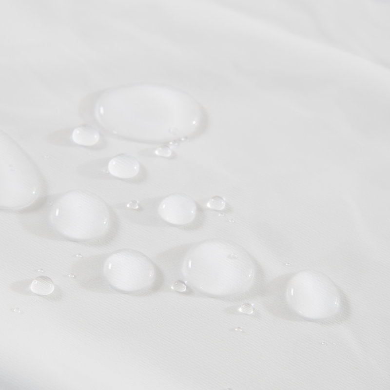 Twin White Polyester Waterproof Mattress Protector
