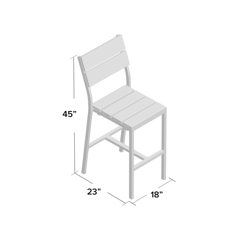 Tabouret de bar 29 po Seaside