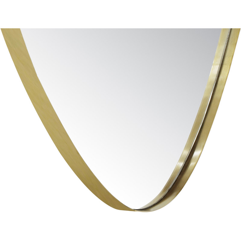 Mirsha Mirror, 36" x 29", Brushed Gold