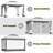 Outdoor Patio Gazebo Heavy Duty Gazebos With Mosquito Netting & Double Roof-110960441-110960444